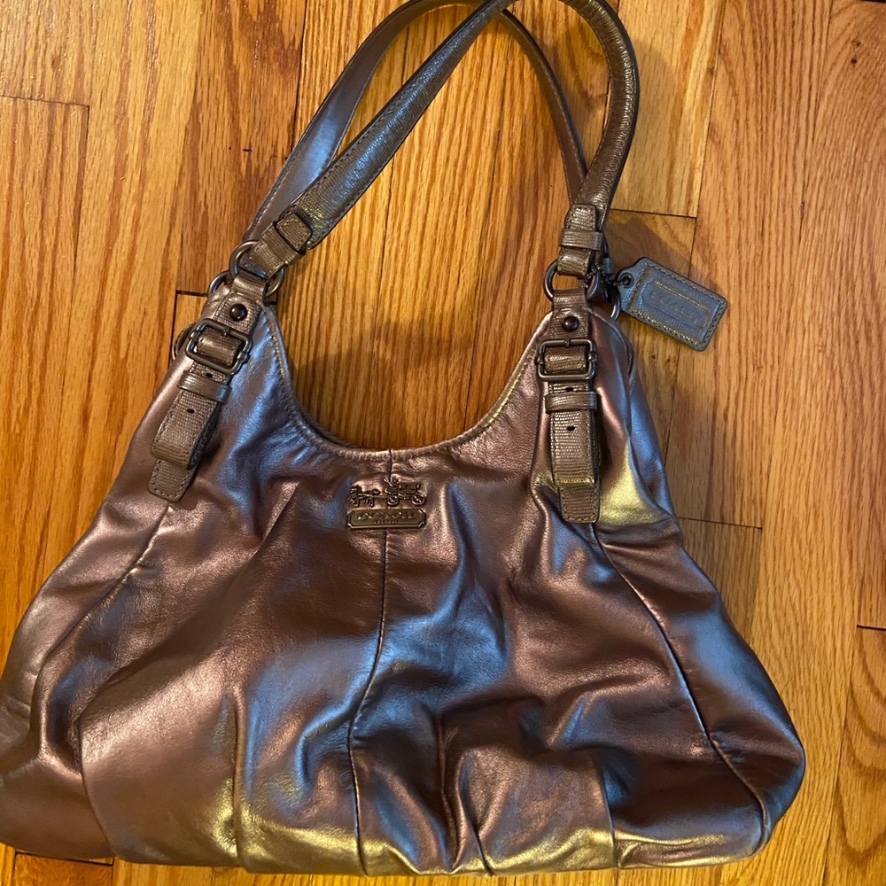 Metallic Coach Bag